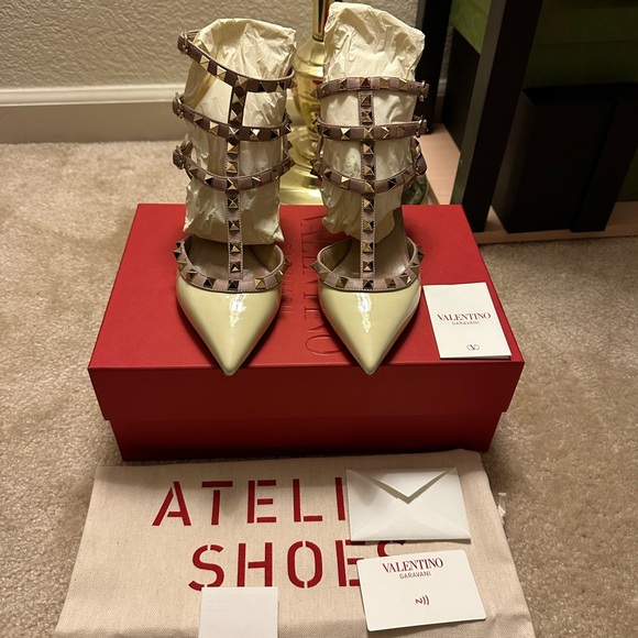 Valentino Garavani Shoes - Used 1 time for wedding. Retail $1100. Size 36.5
